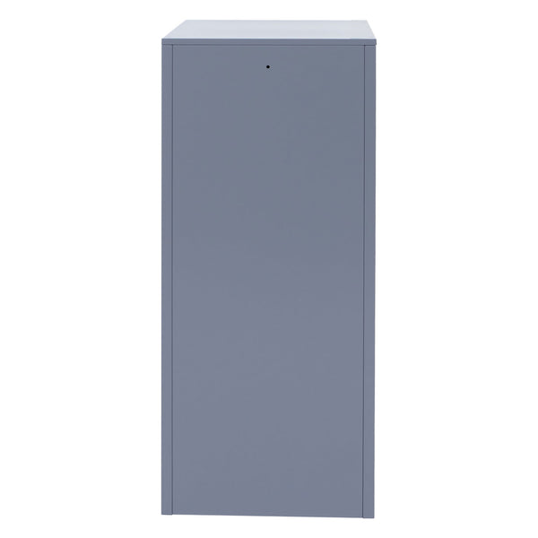 Stahl Schliessfachschrank 2-türig grau 90x38x45cm Spind