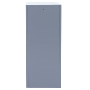 Spind Schliessfach grau, 3-türig, Schliessfach 90x38x45cm