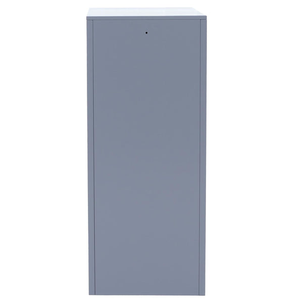 Spind Schliessfach grau, 3-türig, Schliessfach 90x38x45cm