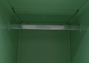 Stahl Spind Schliessfachschrank mit Kleiderstange mintgrün 90x38x45cm