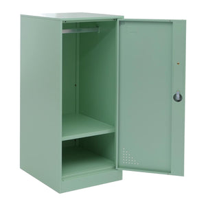 Stahl Spind Schliessfachschrank mit Kleiderstange mintgrün 90x38x45cm