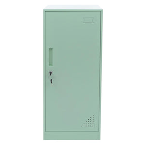Stahl Spind Schliessfachschrank mit Kleiderstange mintgrün 90x38x45cm