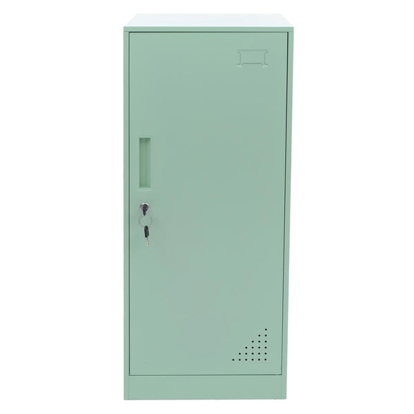 Stahl Spind Schliessfachschrank mit Kleiderstange mintgrün 90x38x45cm