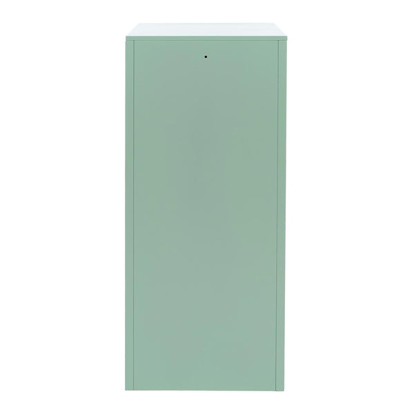 Stahl Spind Schliessfachschrank mit Kleiderstange mintgrün 90x38x45cm
