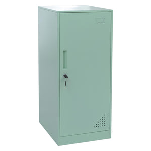 Stahl Spind Schliessfachschrank mit Kleiderstange mintgrün 90x38x45cm