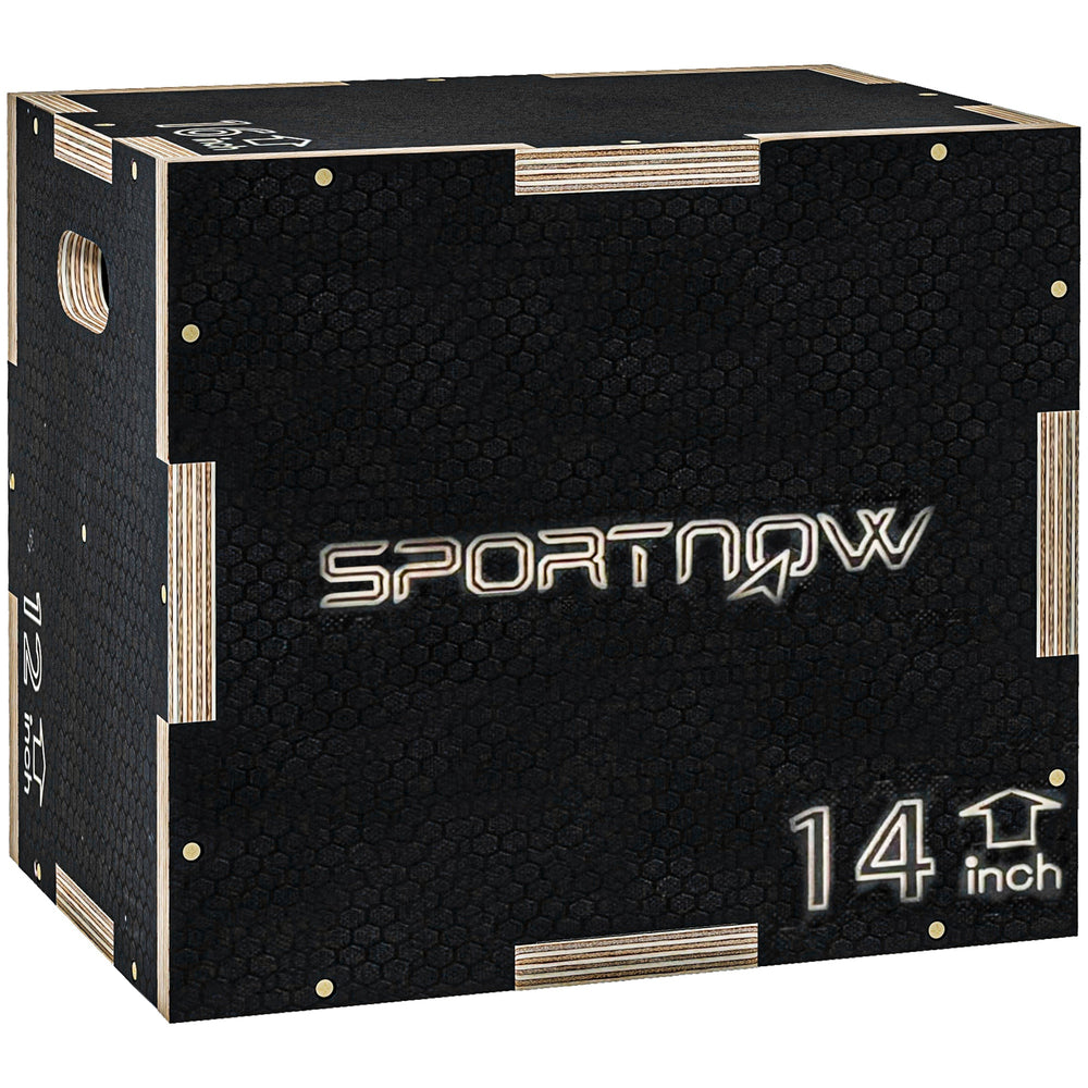 Sprungbox Plyo Box robust für Fitness bis 120kg schwarz