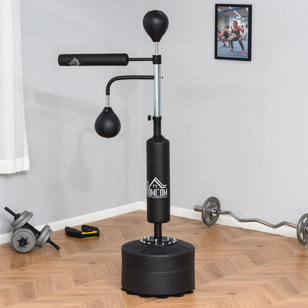 Standboxsack Boxdummy 160-230cm 2 Speedbällen 360 -Reflexstange