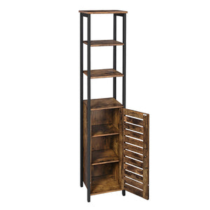 Standregal Bücherregal Industriell 37x30x167cm Holz Braun