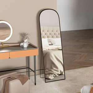 Standspiegel Ganzkörperspiegel gross modern schwarz