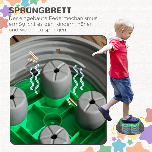 Stapelspielzeug Flusssteine rutschfest Balancespiel bis 80kg