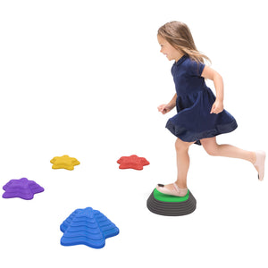 Stapelspielzeug Flusssteine rutschfest Balancespiel bis 80kg
