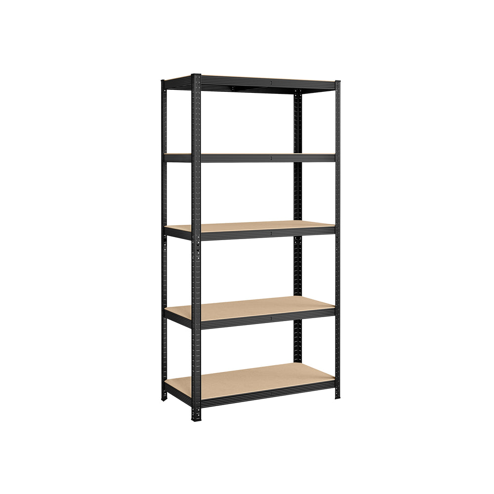 Shelving unit, storage rack, 200x100x50cm, black
