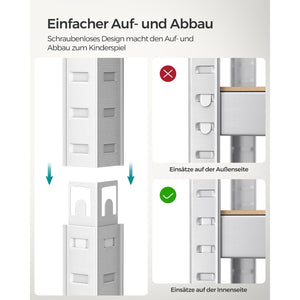 Steckregal Schwerlastregal Lagerregal schraubenlose Montage 150x75x30cm Stahl Silber