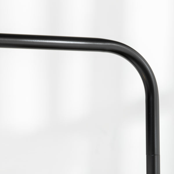 Stehlampe modern mit Stoffschirm und Fussschalter weiss