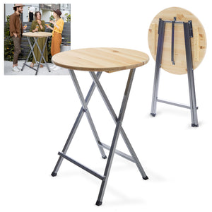 Stehtisch 110xØ78cm Massive Tischplatte