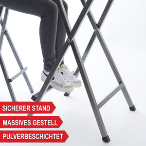 Stehtisch 110xØ78cm Massive Tischplatte