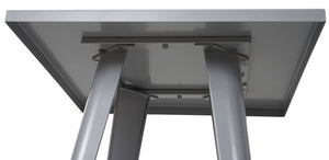 Stehtisch Bistrotisch Bartisch Metall Industriedesign 105x60x60cm grau