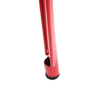 Stehtisch mit Holz-Tischplatte Bistrotisch Bartisch 107x60x60cm rot