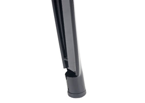 Stehtisch mit Holz-Tischplatte Bistrotisch Bartisch 107x60x60cm schwarz