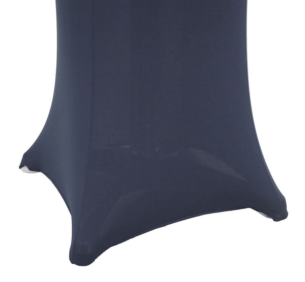 Stehtischhusse Tischhusse Stretch Bezug Ø60cm anthrazit-grau