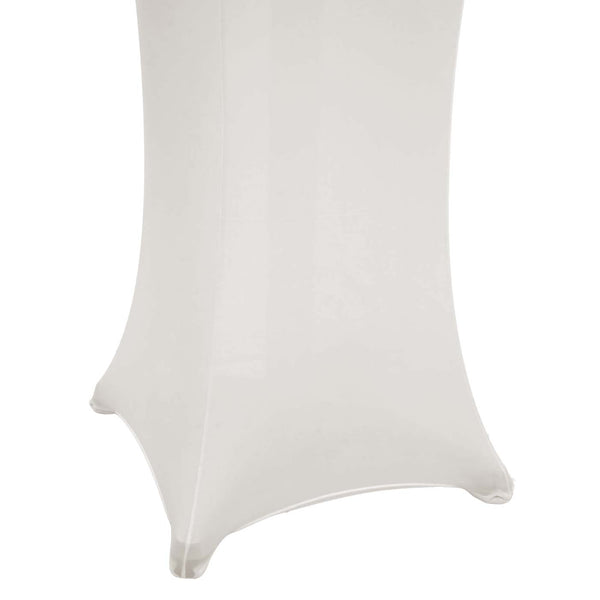 Stehtischhusse Tischhusse Stretch Bezug Ø60cm creme-beige