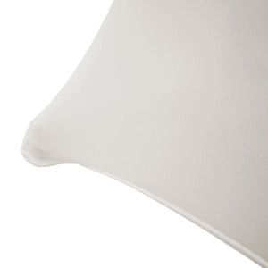 Stehtischhusse Tischhusse Stretch Bezug Ø60cm creme-beige