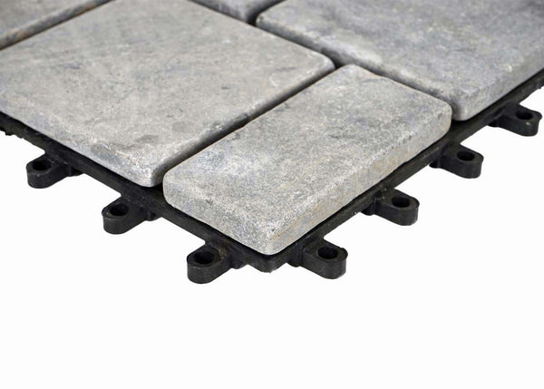 Steinfliese 1m2 JAM-K70 Gartenfliese Naturstein 11x je 30x30cm