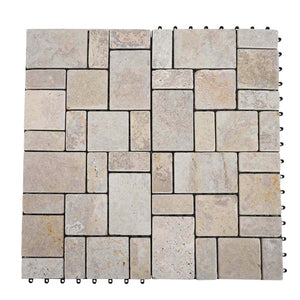 Steinfliese 1m2 JAM-K70 Gartenfliese Naturstein 11x je 30x30cm