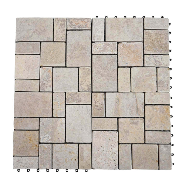 Steinfliese 1m2 JAM-K70 Gartenfliese Naturstein 11x je 30x30cm