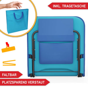 Strandliege Faltbar tragbar 165x49cm 5-fach verstellbar
