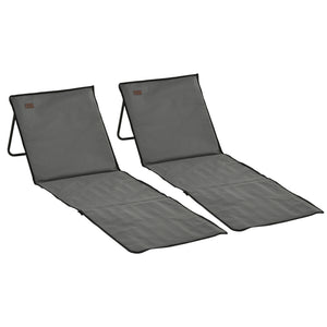 Strandliege klappbar verstellbar mit Polster und Seitentasche
