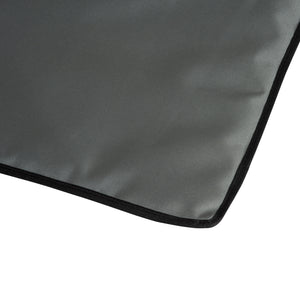Strandmatte faltbar verstellbar 2er Set für Strand und Garten grau
