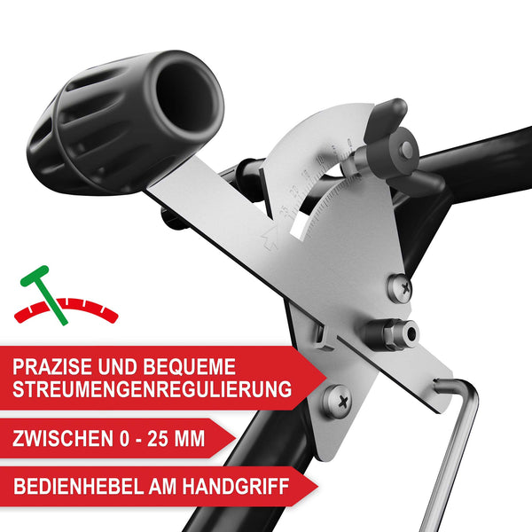 Streuwagen 45l stabil & geländegängig mit regulierbarer Streumenge