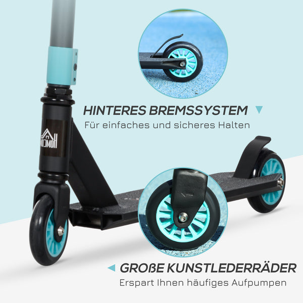 Stunt Scooter ABEC 9 Kugellager Kunstlederräder ab 14 Jahre Grün