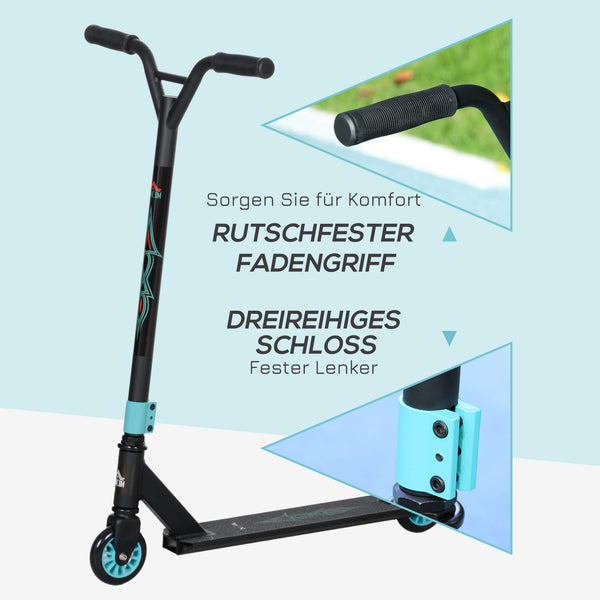 Stunt Scooter ABEC 9 Kugellager Kunstlederräder ab 14 Jahre Grün