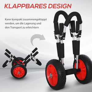 Surfwagen Transportwagen klappbar Aluminium bis 45kg