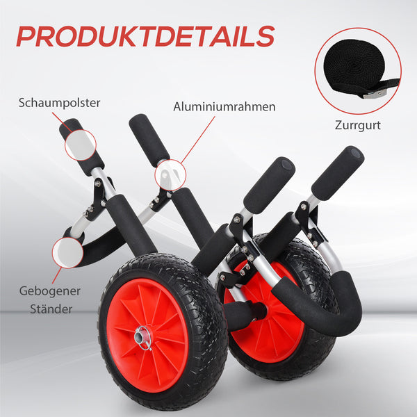 Surfwagen Transportwagen klappbar Aluminium bis 45kg