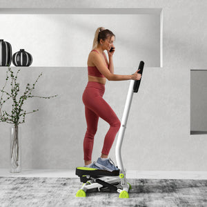 Swing Stepper LCD Maniglia 100kg Verde