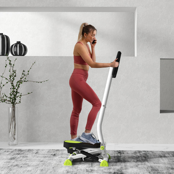 Swing Stepper LCD Maniglia 100kg Verde