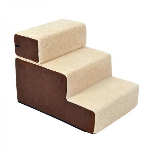 Haustiertreppe | Einstiegshilfe | 54 x 40 x 39cm | Beige