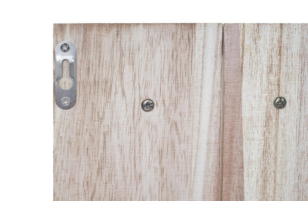 Tassenhalter Hängeregal Tassenbrett Wandboard Shabby-Look 50x45x5cm natur
