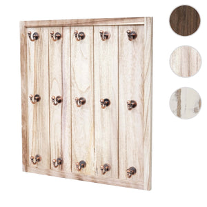 Tassenhalter Hängeregal Tassenbrett Wandboard Shabby-Look 50x45x5cm natur