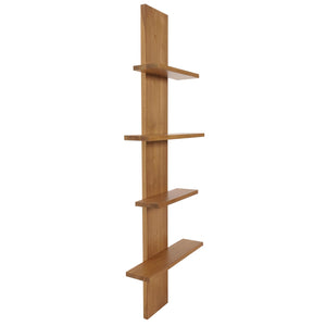 Teak-Wandregal JAM-M72 Badregal 51x56x15cm B-Grade-Teak