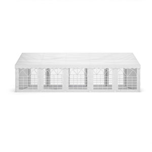 Profi PVC Partyzelt 8 x 10 m weiss