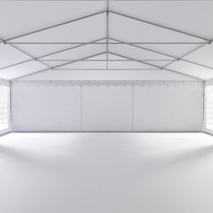 Profi PVC Partyzelt 8 x 10 m weiss