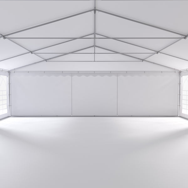 Profi PVC Partyzelt 8 x 10 m weiss
