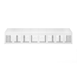 Profi PVC Partyzelt 8 x 16 m weiss