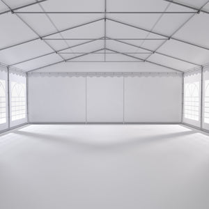 Profi PVC Partyzelt 8 x 16 m weiss