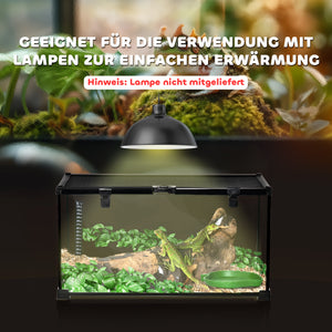 Terrarium glass terrarium 50x30x25cm with thermometer