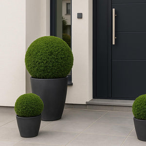 Künstlicher Thujabusch Ø32cm für Outdoor, Lebensbaum Dekopflanze